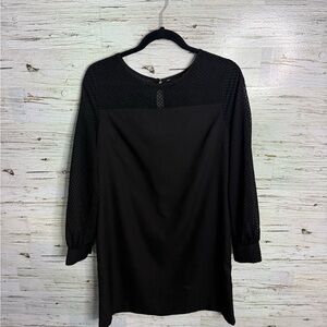 Banana Republic Black Long Sleeve Dress size 8